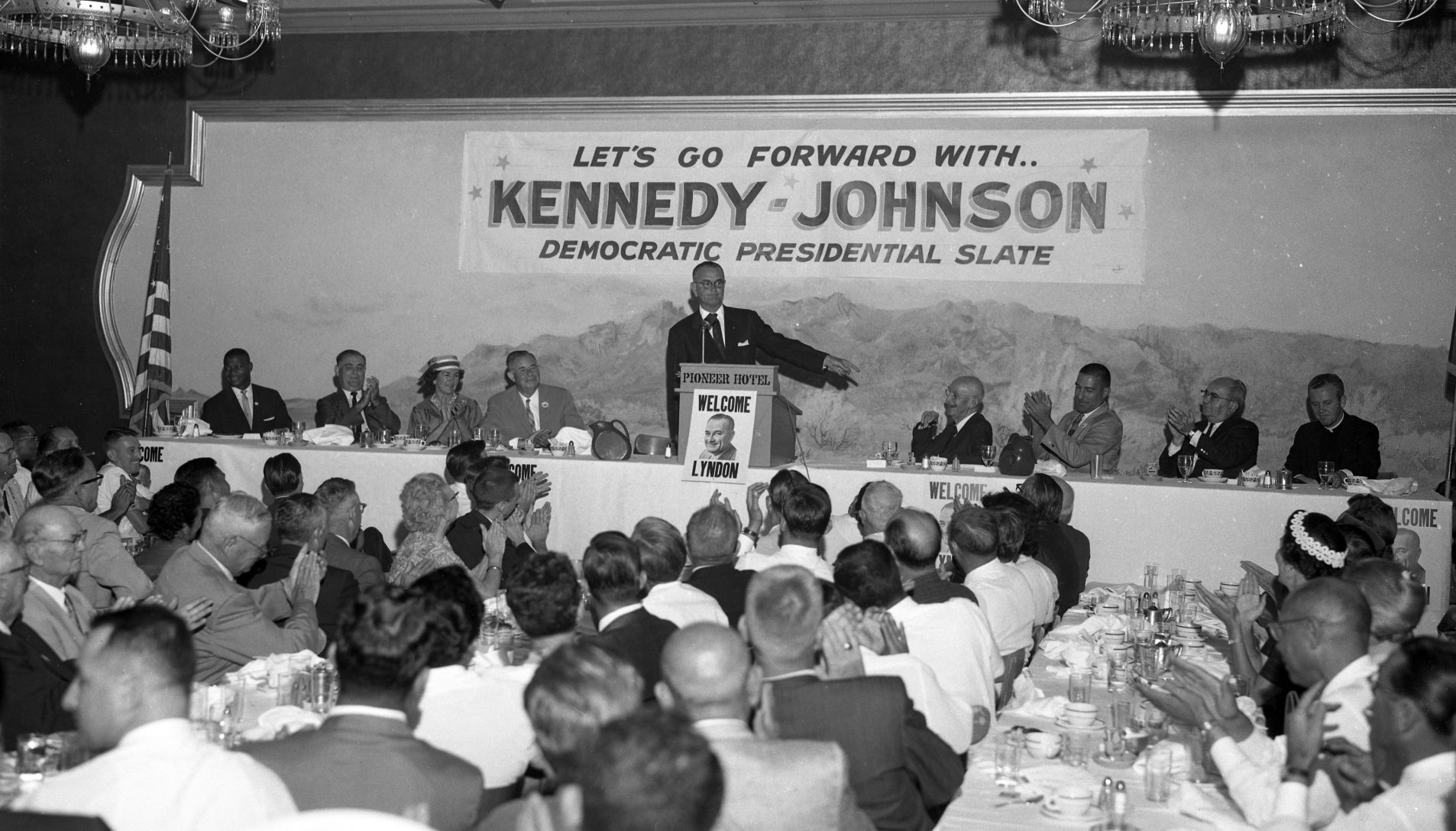 Kennedy-Johnson presidential campaign in 1960